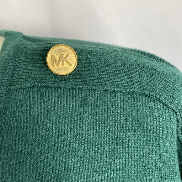 Michael Kors sweater w gold accent buttons. Business casual weekend datenight 3X - Picture 3 of 7